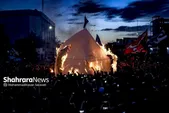 آئین خیمه سوزان عصر عاشورا در مشهد برگزار شد (۴ تیر ۱۴۰۵) + فیلم