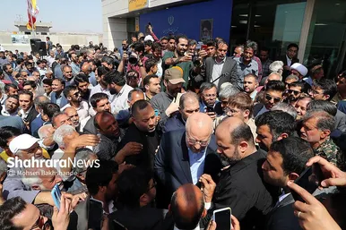 افتتاح فرودگاه گناباد با حضور رئیس مجلس و وزیر راه