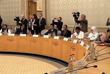 مسکو میزبان نشست مخالفان طالبان با حضور احمد مسعود + عکس