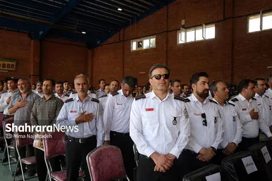 رژه ناوگان خودرویی آتش نشانی مشهد