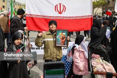 گزارش تصویری | راهپیمایی روز قدس ۱۴۰۴ در مشهد-۲