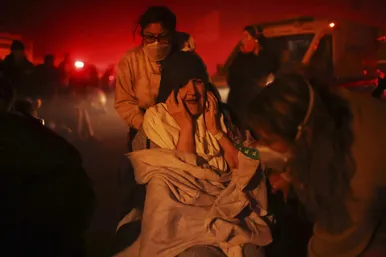 تصاویری از آتش‌سوزی وحشتناک در لس آنجلس