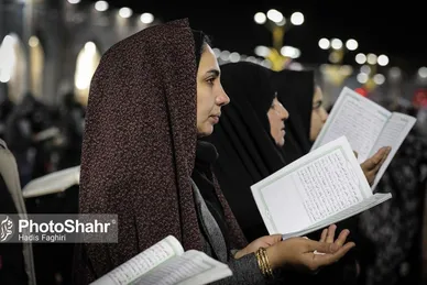 گزارش تصویری | مراسم احیای دومین شب قدر ۱۴۰۳ در حرم مطهر امام رضا (ع)