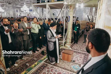 گزارش تصویری | اقامه نماز عید قربان در حرم رضوی (۱۶ خرداد ۱۴۰۴)
