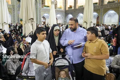 گزارش تصویری | حال و هوای حرم مطهر رضوی در شب میلاد پیامبر اکرم