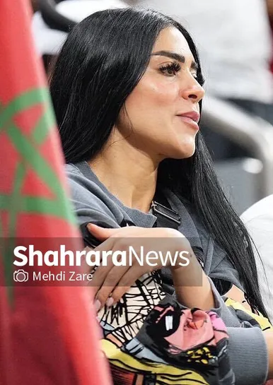 تماشاگران دیدار فرانسه و مراکش