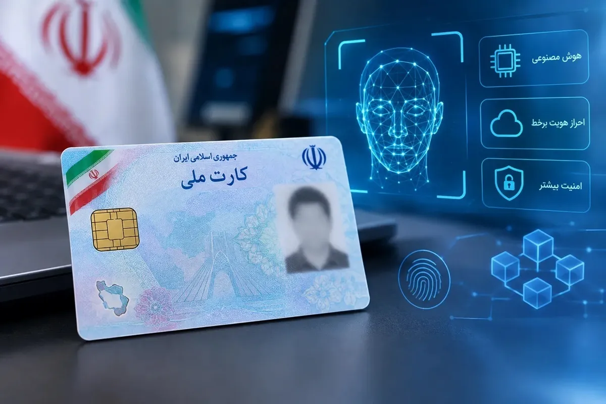 کارت ملی جدید با هوش مصنوعی و بلاکچین | صدور کارت کمتر از ۲۰ روز می‌شود