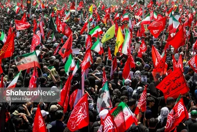 گزارش تصویری | تشییع پیکر امام شهید در تهران (۱۵ تیر ۱۴۰۵) - ۴