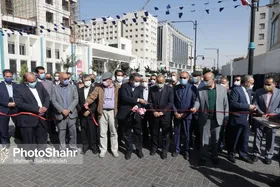 ویدئو | آیین افتتاح هم&zwnj;زمان ۳۵ پروژه شهری در منطقه ثامن مشهد
