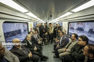 گزارش تصویری | بهره‌برداری از سکوی دوم خط ۳ متروی مشهد