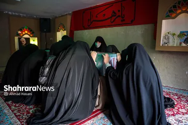 مراسم وداع با پیکر شهید مدافع حرم، محمد رضا بیات
