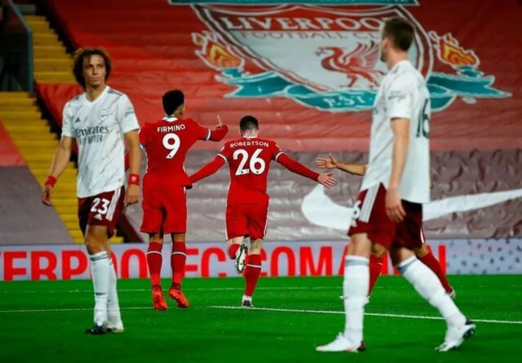 نتیجه دیدار لیورپول و آرسنال+ویدئو خلاصه بازی| آتش‌بازی شاگردان کلوپ