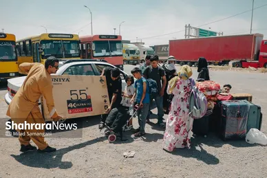 گزارش تصویری | ادامه روند خروج مهاجران افغانستانی غیرمجاز از مرز دوغارون