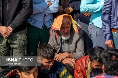 مسابقات کشتی سنتی افغانستانی‌ها به مناسبت نوروز در قم