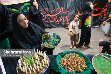 گزارش تصویری | عزاداری شب هشتم محرم در شهرک عرب‌ها ـ مشهد