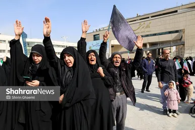 گزارش تصویری | عزاداری شهادت رهبر معظم انقلاب اسلامی در میدان شهدا مشهد