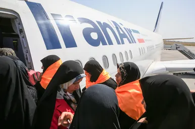  نخستین پرواز اعزام حاجیان از فرودگاه بین المللی شهید هاشمی نژاد 