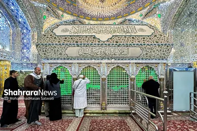 گزارش تصویری | حال‌وهوای حرم مطهر حضرت امیرالمومنین (ع) در آستانه سالروز ولادت ایشان و روز پدر