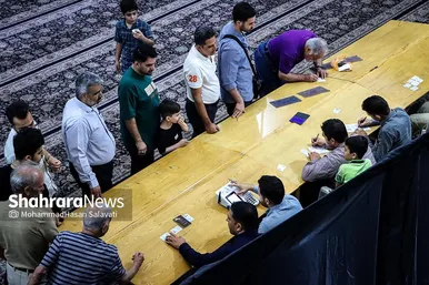 عکس‌هایی از مرحله دوم انتخابات چهاردهمین دوره ریاست‌جمهوری در مشهد (۶)