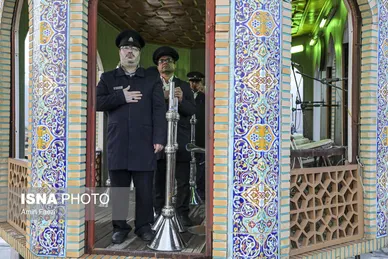 لحظه تحویل سال ۱۴۰۳ در حرم حضرت شاهچراغ (ع)