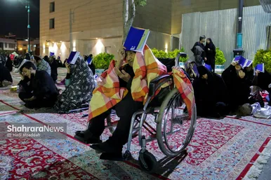 مراسم احیای شب ۱۹ ماه رمضان در حرم مطهر رضوی