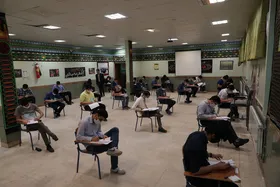 ویدئو/برگزاری امتحانات نهایی پایه دوازدهم با رعایت پروتکل&zwnj;های بهداشتی
