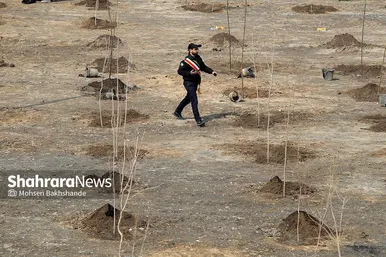 پویش سراسری درخت‌کاری در بوستان جهانشهر