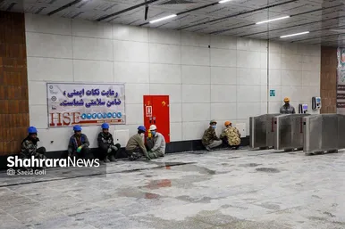 آغاز عملیات تست نهایی مسیر و ایستگاه‌های فاز یک خط سه مترو مشهد