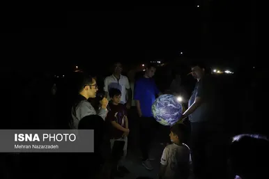 گزارش تصویری | ماه گرفتگی قرن - ایران