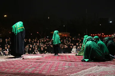 شبیه خوانی در محله ثامن مشهد
