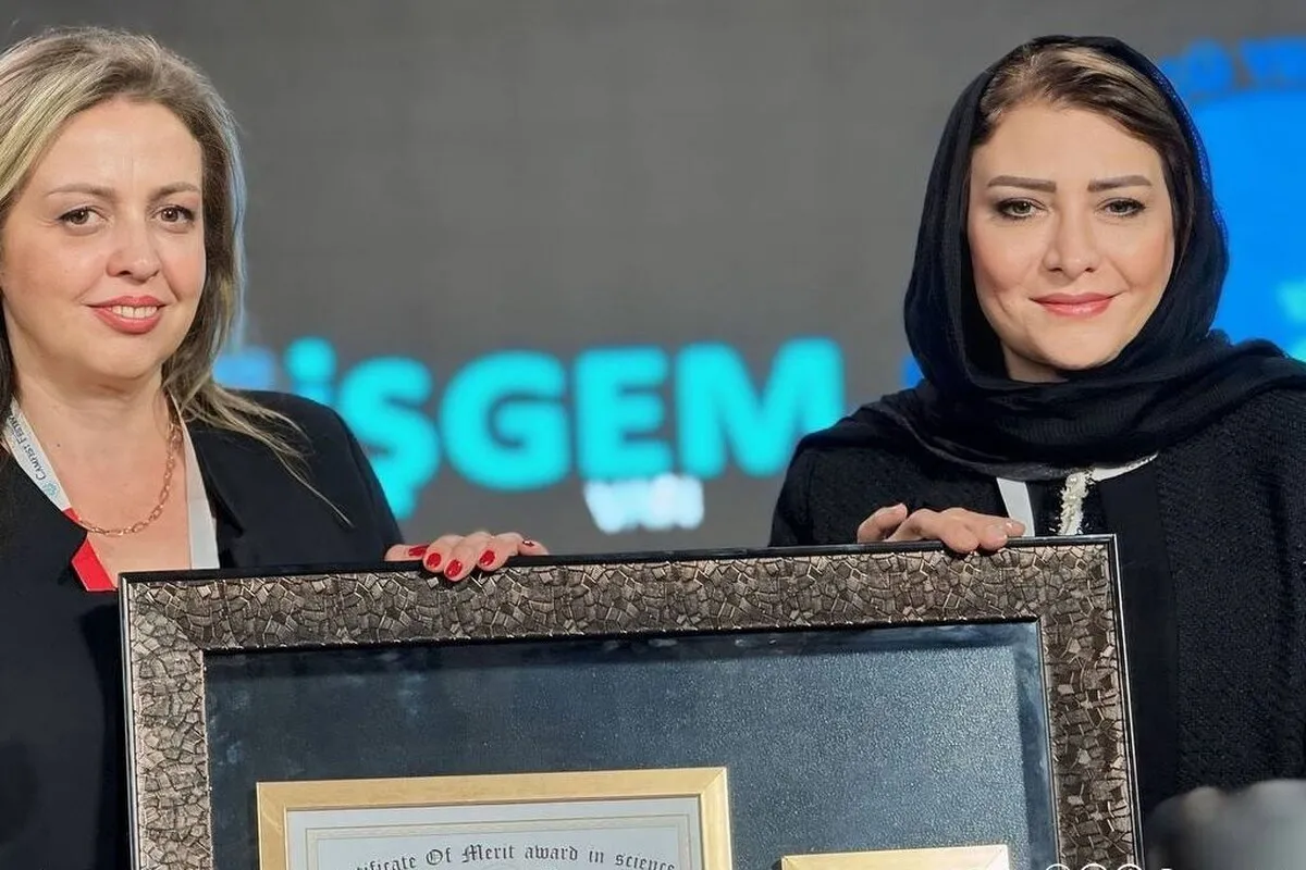 کسب مدال شایستگی آکادمی علوم اروپا توسط بانوی تبریزی