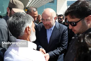 افتتاح فرودگاه گناباد با حضور رئیس مجلس و وزیر راه