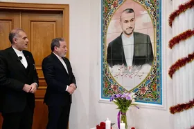 با حضور وزیر خارجه، از نماد یادبود &laquo;شهید امیرعبداللهیان&raquo; در مسکو رونمایی شد