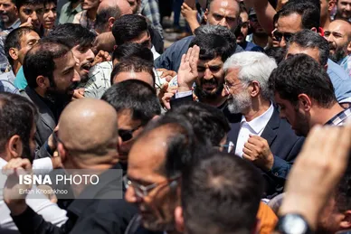 عکس‌هایی از پزشکیان و جلیلی پای صندوق رای در مرحله دوم انتخابات