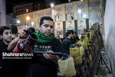 آئین سنتی مشعل گردانی نجفی‌ها در شب تاسوعا