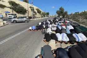 صهیونیست&zwnj;ها بازهم مانع برگزاری نماز جمعه در مسجدالاقصی شدند + عکس