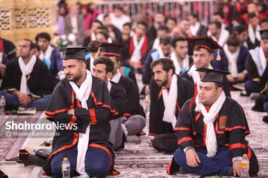 عکس‌هایی از مراسم دانش‌آموختگی دانشجویان علوم پزشکی سراسر کشور در حرم امام‌رضا(ع)