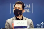 تصاویر ترلان پروانه و پژمان جمشیدی در نشست رسانه‌ای فیلم «علف‌زار»