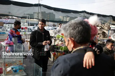 بازار گل مشهد در آستانه سال نو