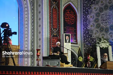 گزارش تصویری | مراسم بزرگداشت رهبر شهید ایران در حرم مطهر امام رضا (ع)