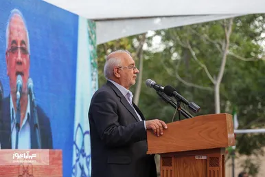 آیین بازگشایی معابر پادگان لشکر ۷۷