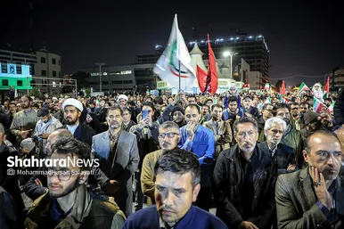 راهپیمایی مردم مشهد در حمایت از مردم فلسطین و محکومیت جنایات اسرائیل