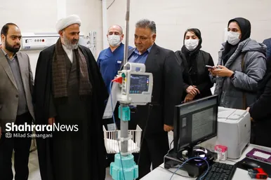 گزارش تصویری | بازدید حجت‌الاسلام نصرالله پژمانفر، رییس کمیسیون اصل نود مجلس، از بیمارستان فارابی مشهد