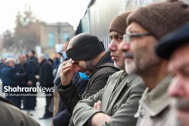 تشییع پیکر مطهر ۱۰ شهید گمنام در مشهد