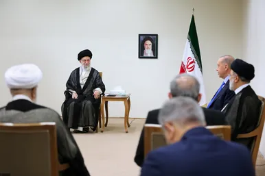 دیدار رئیس‌جمهوری ترکیه با رهبر معظم انقلاب