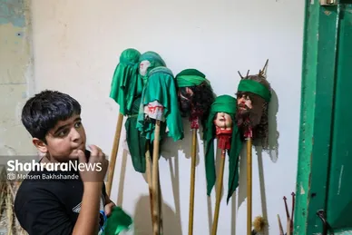 مراسم عزاداری روز دوازدهم محرم در حسینیه کرمانی‌های مشهد