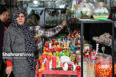 حال و هوای بازار گل در آستانه عید نوروز