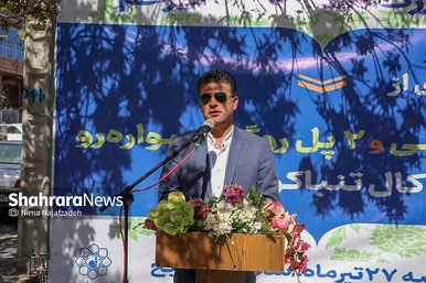 مراسم بهره‌برداری از پارک خطی و دو پل روگذر سواره کال تنباکوچی