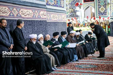 گزارش تصویری | آیین بزرگداشت چهلمین روز تشییع و تدفین تاریخی رهبر شهید انقلاب در مشهد