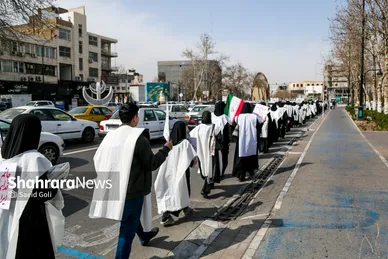 گزارش تصویری | پیاده‌روی ماتم‌زدگان شهادت قائد انقلاب در مشهد (۱۰ اسفند ۱۴۰۴)